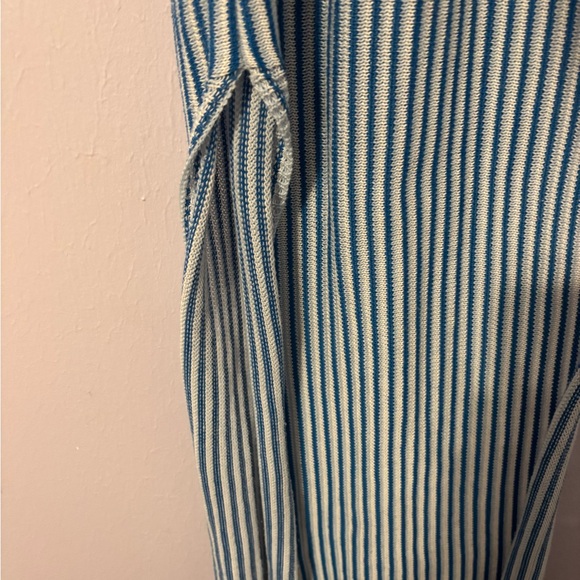 SHEIN Blue and White Striped Crochet Dress - Picture 9 of 12